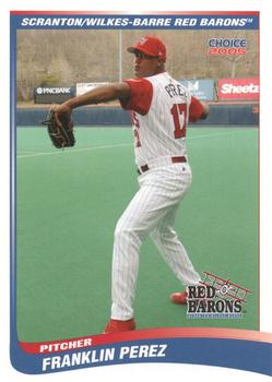 2005 Choice Scranton/Wilkes-Barre Red Barons #22 Franklin Perez Front