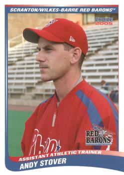 2005 Choice Scranton/Wilkes-Barre Red Barons #28 Andy Stover Front