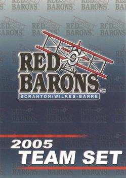 2005 Choice Scranton/Wilkes-Barre Red Barons #32 Checklist Front