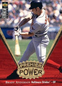 1997 Collector's Choice - Premier Power Gold #PP2 Brady Anderson Front