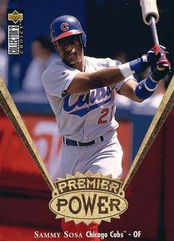1997 Collector's Choice - Premier Power Gold #PP13 Sammy Sosa Front