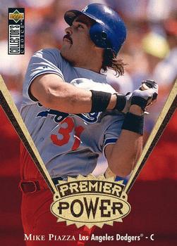 1997 Collector's Choice - Premier Power Gold #PP19 Mike Piazza Front