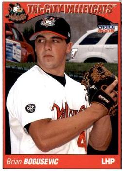 2005 Choice Tri-City ValleyCats #03 Brian Bogusevic Front