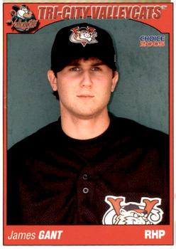 2005 Choice Tri-City ValleyCats #06 James Gant Front