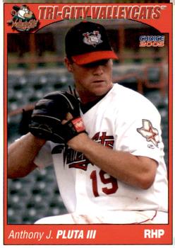 2005 Choice Tri-City ValleyCats #13 Anthony Pluta Front