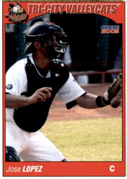 2005 Choice Tri-City ValleyCats #23 Jose Lopez Front