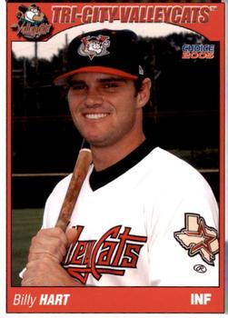 2005 Choice Tri-City ValleyCats #24 Billy Hart Front