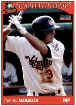2005 Choice Tri-City ValleyCats #26 Tommy Manzella Front