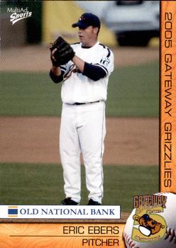 2005 MultiAd Gateway Grizzlies #11 Eric Ebers Front