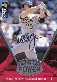 1997 Collector's Choice - Premier Power 3x5 #PP1 Mark McGwire Front