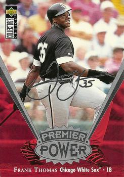 1997 Collector's Choice - Premier Power 3x5 #PP12 Frank Thomas Front
