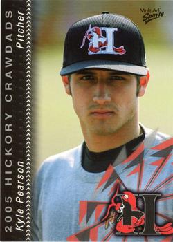 2005 MultiAd Hickory Crawdads Update #21 Kyle Pearson Front