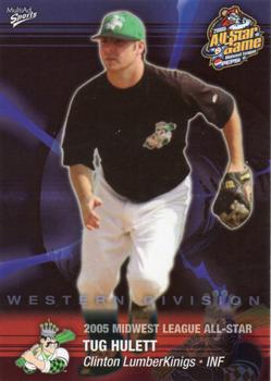 2005 MultiAd Midwest League All-Stars Western Division #16 Tug Hulett Front