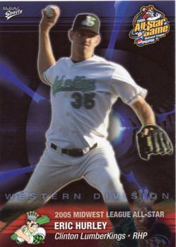 2005 MultiAd Midwest League All-Stars Western Division #17 Eric Hurley Front