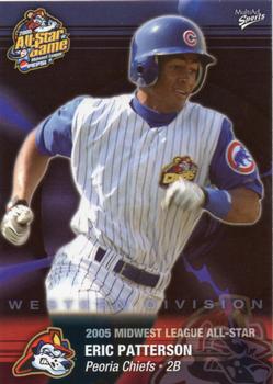 2005 MultiAd Midwest League All-Stars Western Division #23 Eric Patterson Front