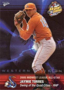 2005 MultiAd Midwest League All-Stars Western Division #31 Jaymie Torres Front