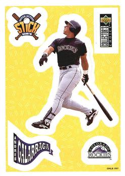 1997 Collector's Choice - Stick'Ums (Retail) #NNO Andres Galarraga Front
