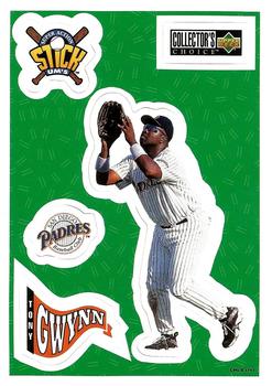 1997 Collector's Choice - Stick'Ums (Retail) #NNO Tony Gwynn Front