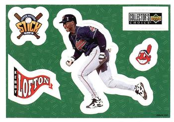 1997 Collector's Choice - Stick'Ums (Retail) #NNO Kenny Lofton Front