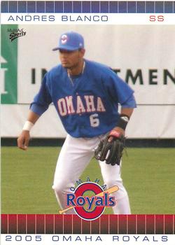 2005 MultiAd Omaha Royals #2 Andres Blanco Front