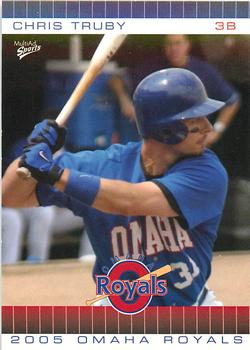 2005 MultiAd Omaha Royals #21 Chris Truby Front
