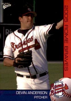 2005 MultiAd Rome Braves #2 Devin Anderson Front