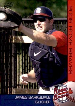 2005 MultiAd Rome Braves #5 James Barksdale Front
