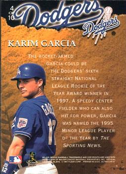 1997 Ultra - Golden Prospects #4 Karim Garcia Back