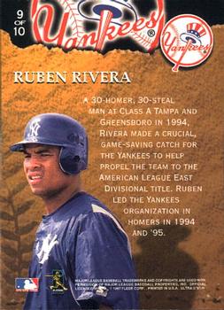 1997 Ultra - Golden Prospects #9 Ruben Rivera Back