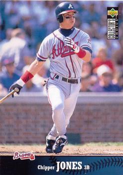 1997 Collector's Choice Atlanta Braves #AB10 Chipper Jones Front