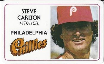 1981 Perma-Graphics Superstar Credit Cards (125- prefix) #125-016 Steve Carlton Front