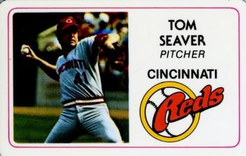 1981 Perma-Graphics Superstar Credit Cards (125- prefix) #125-011 Tom Seaver Front