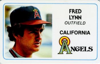 1981 Perma-Graphics Superstar Credit Cards (125- prefix) #125-020 Fred Lynn Front