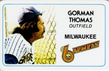 1981 Perma-Graphics Superstar Credit Cards (125- prefix) #125-029 Gorman Thomas Front