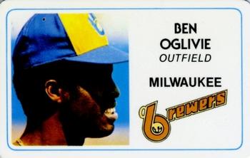 1981 Perma-Graphics Superstar Credit Cards (125- prefix) #125-030 Ben Oglivie Front