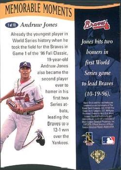 1997 Collector's Choice - Memorable Moments #1 Andruw Jones Back