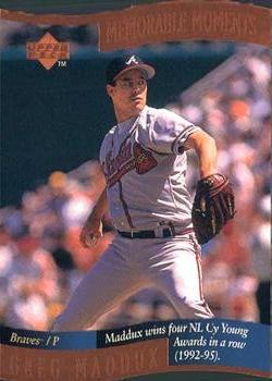 1997 Collector's Choice - Memorable Moments #4 Greg Maddux Front
