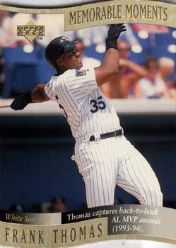1997 Collector's Choice - Memorable Moments #4 Frank Thomas Front