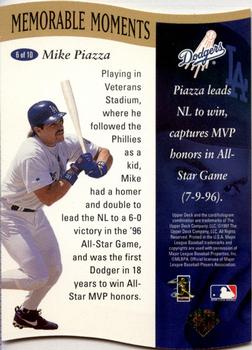 1997 Collector's Choice - Memorable Moments #6 Mike Piazza Back