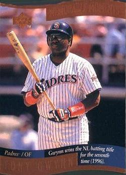 1997 Collector's Choice - Memorable Moments #5 Tony Gwynn Front