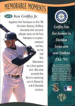 1997 Collector's Choice - Memorable Moments #9 Ken Griffey Jr. Back