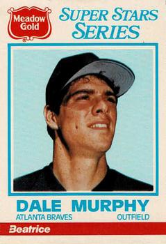 1986 Meadow Gold Blank Back #NNO Dale Murphy Front