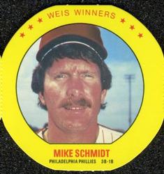 1987 Weis Winners Discs #11 Mike Schmidt Front
