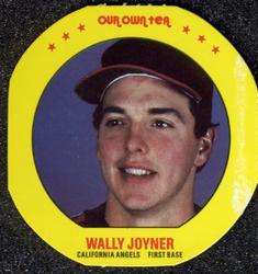 1987 Our Own Tea Discs #10 Wally Joyner Front