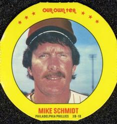 1987 Our Own Tea Discs #11 Mike Schmidt Front
