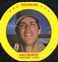 1987 Our Own Tea Discs #15 Dale Murphy Front