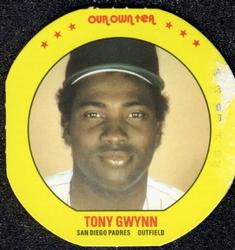 1987 Our Own Tea Discs #16 Tony Gwynn Front