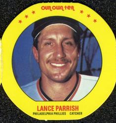 1987 Our Own Tea Discs #19 Lance Parrish Front