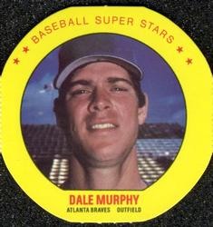 1987 Super Stars Discs #15 Dale Murphy Front