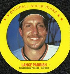 1987 Super Stars Discs #19 Lance Parrish Front